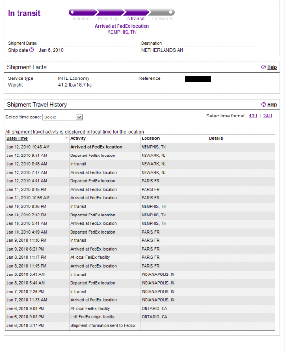 The Fantastic Journey of a FedEx Package